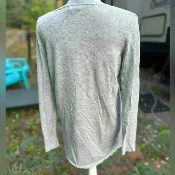 Indigo Rose long sleeve lightweight top sweater. Size Medium. Embroidered - Picture 2 of 9